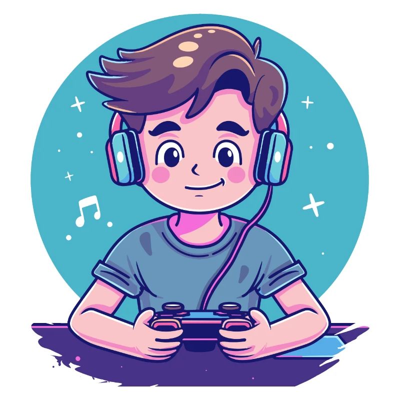 Gaming Junge