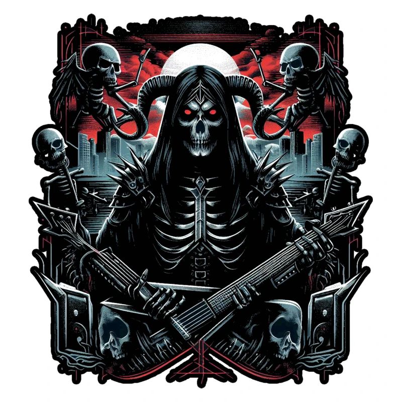 Death with Grim Reaper Guitar