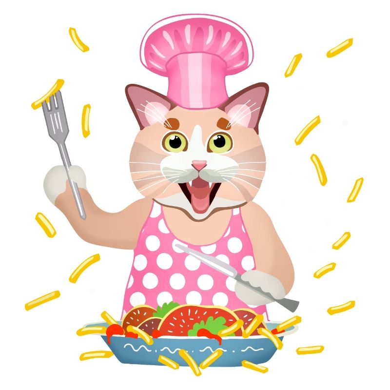 greedy cat