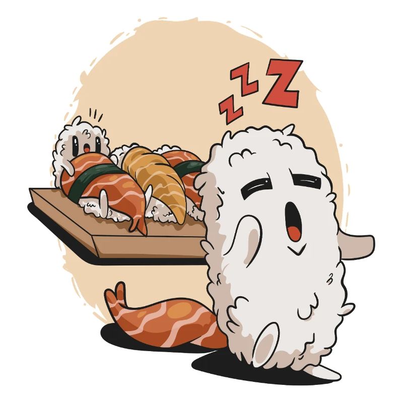 Sleeping sushi