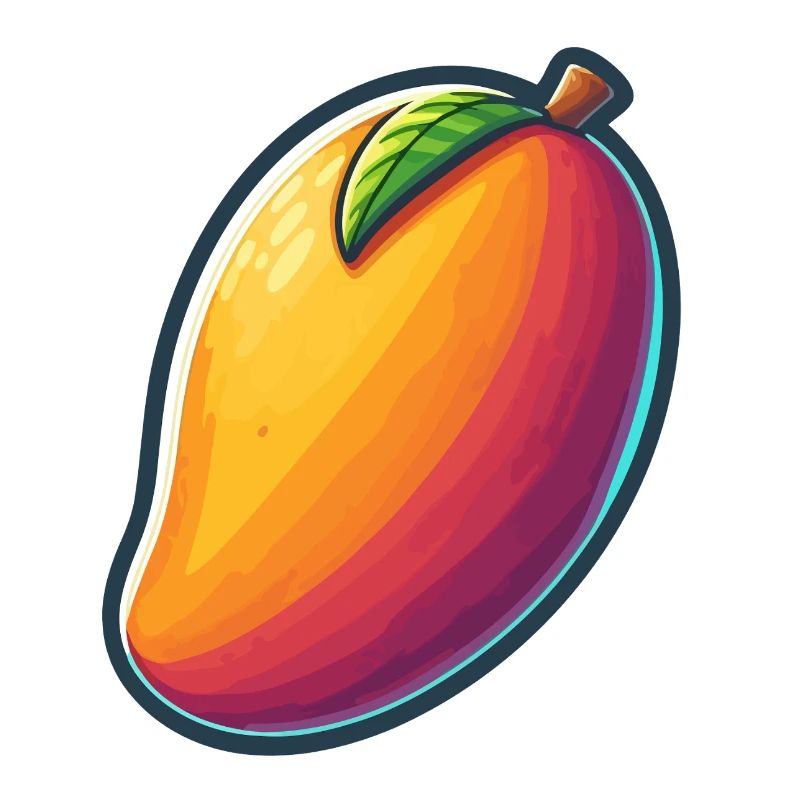 Design Mango Lebendig Abstrakt