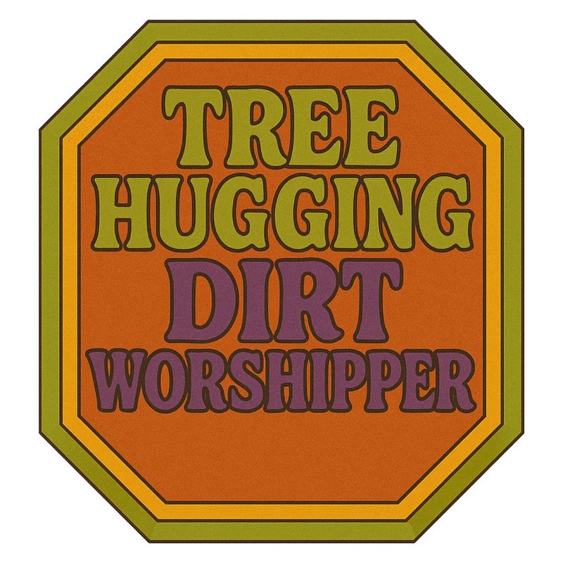 Baumumarmender Drecksanbeter Abzeichen