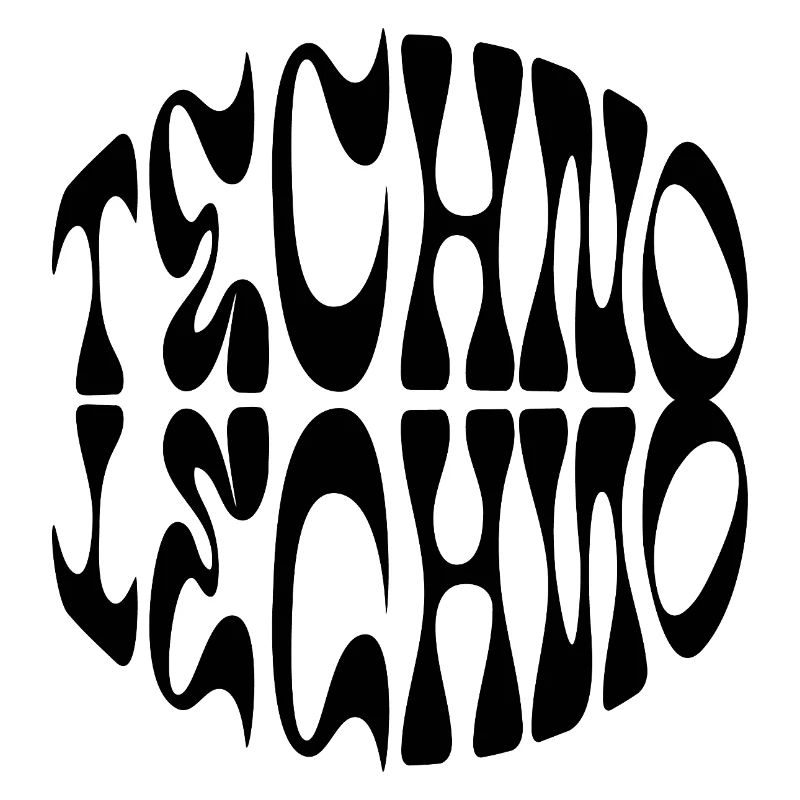 Conception de logo Techno liquid