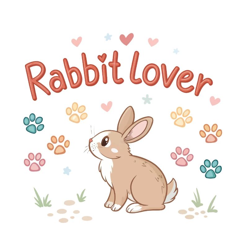 Elegant Rabbit Heart Design