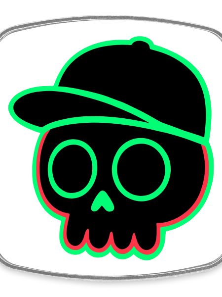 Neon Skull Cap