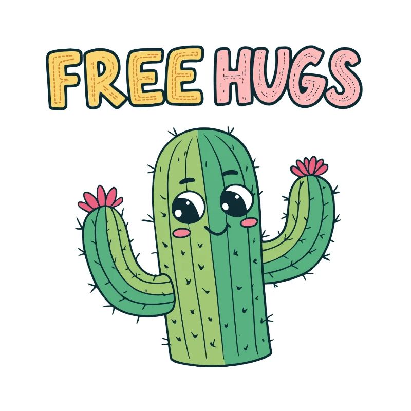 Cactus Cuddles Free Hugs