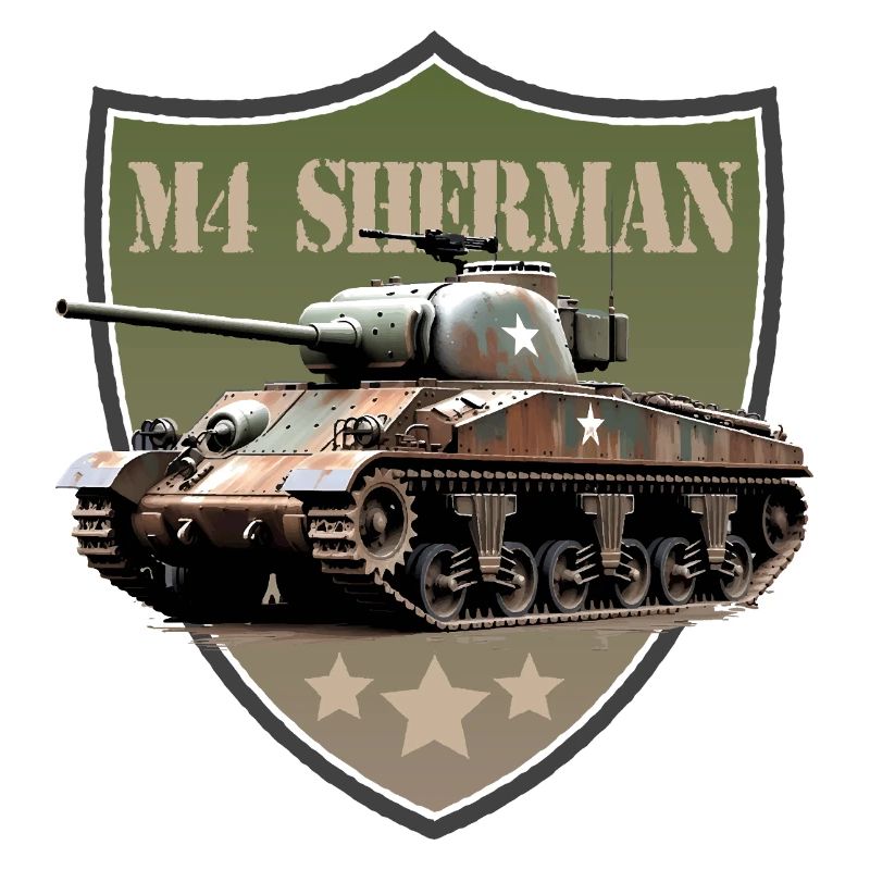 M4 Sherman Tank Crest