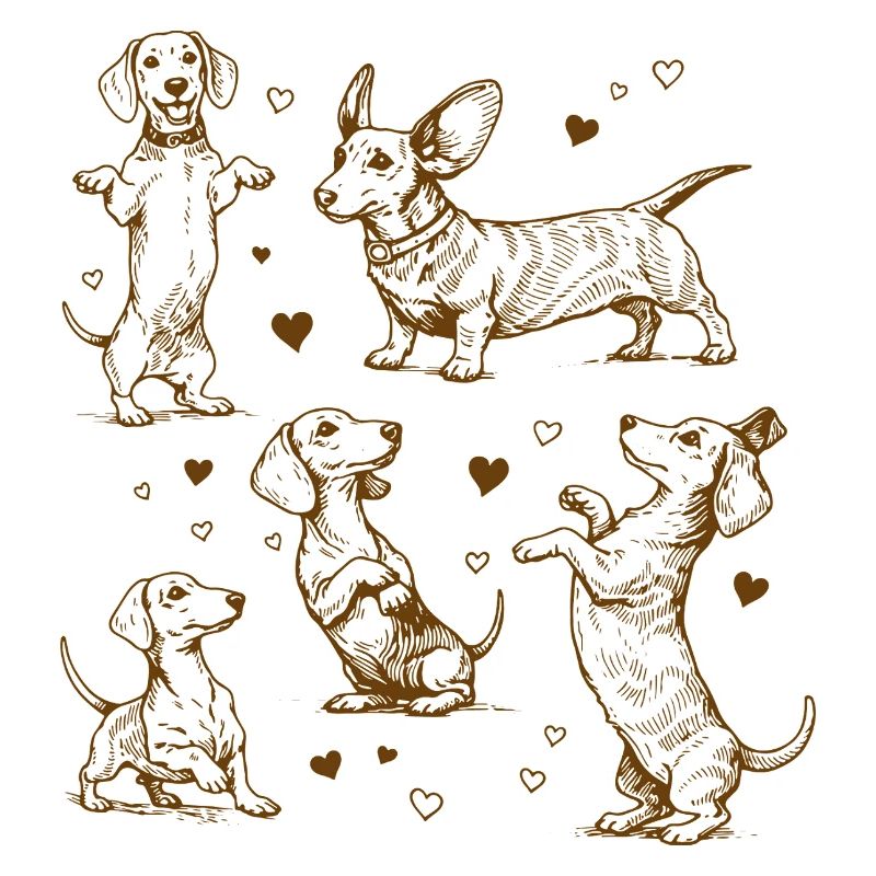 Teckel Teckel Chiens Teckels Teckel Chien teckel Teckel