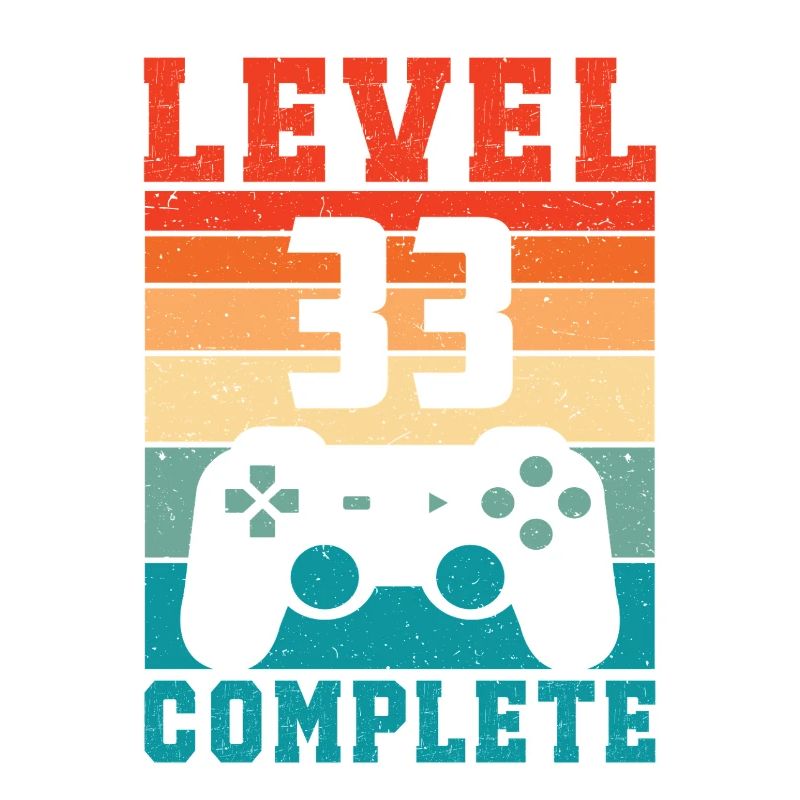 33e anniversaire Niveau 33 Complet 33 ans de joueur