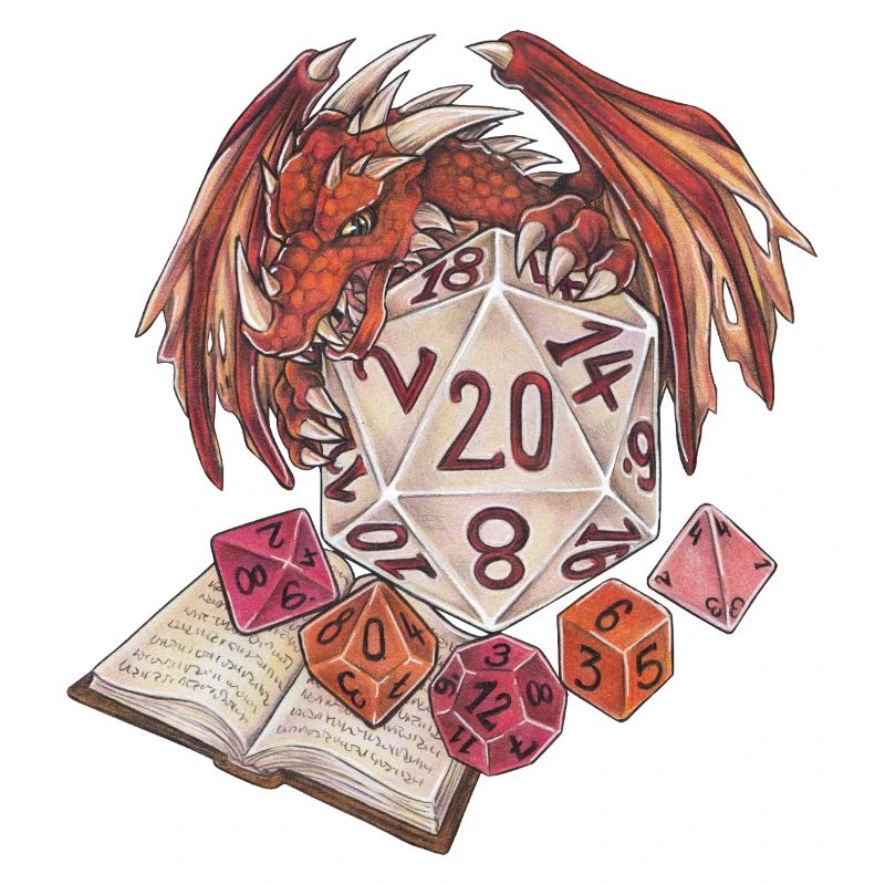 Role Playing Game Tabletop D20 Dice Game Master