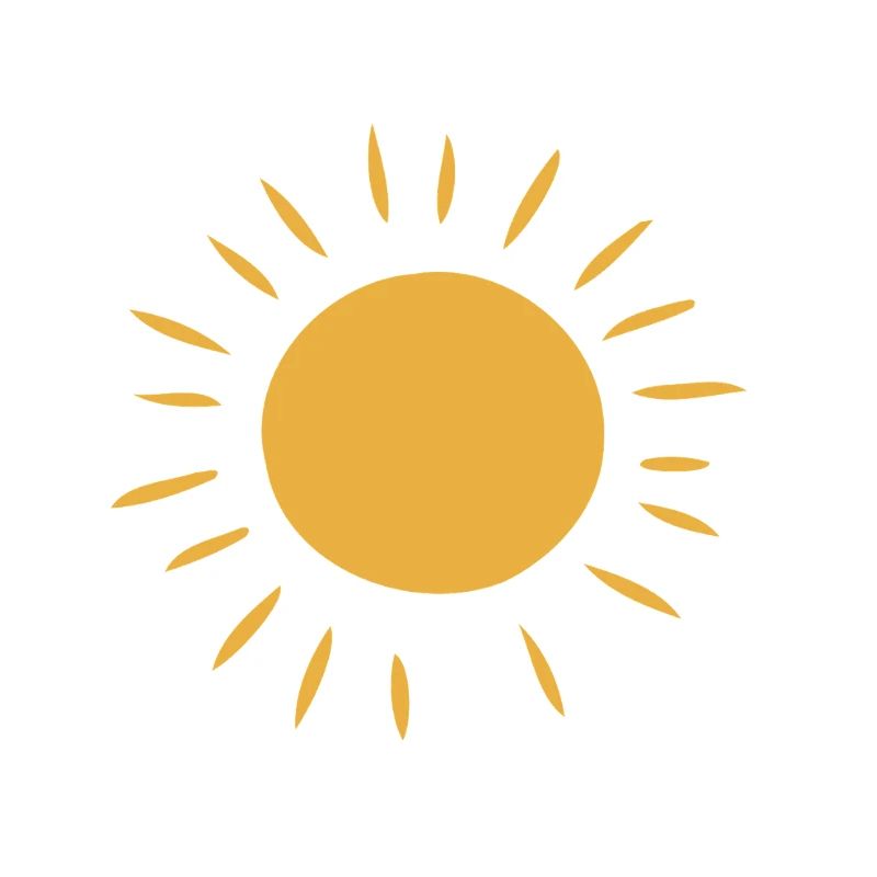 Warm Minimalist Sun