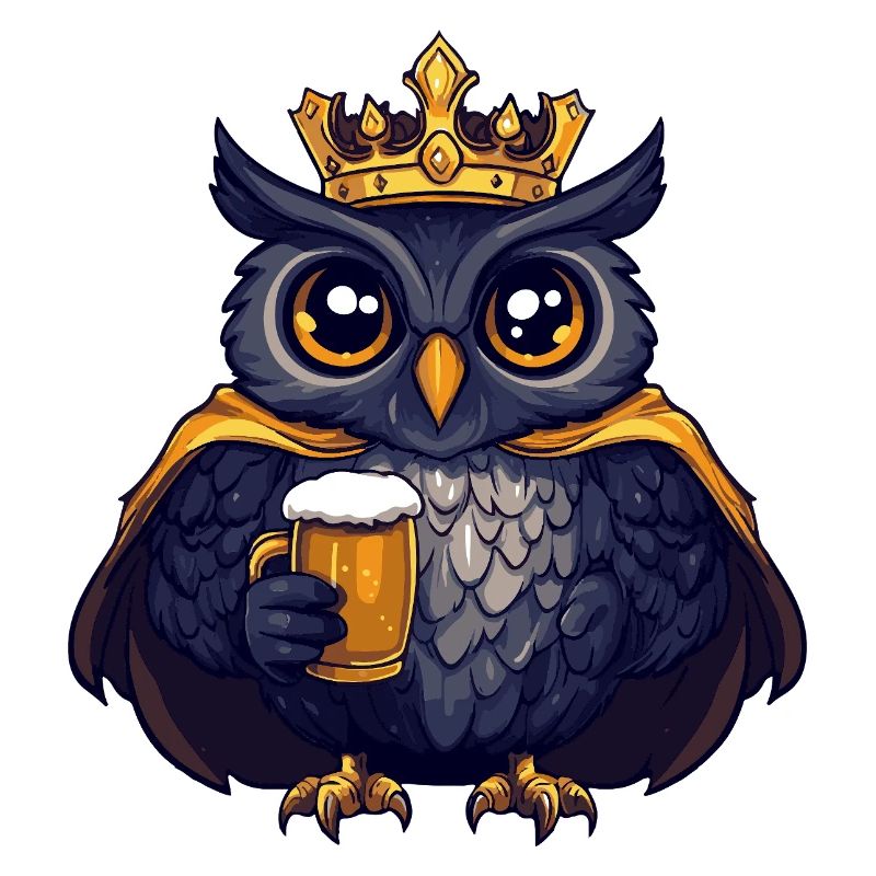 Eule Bier König