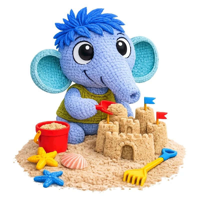 Leo Longnose sur la plage