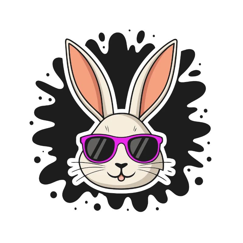 Chic Rabbit Purple Glasses