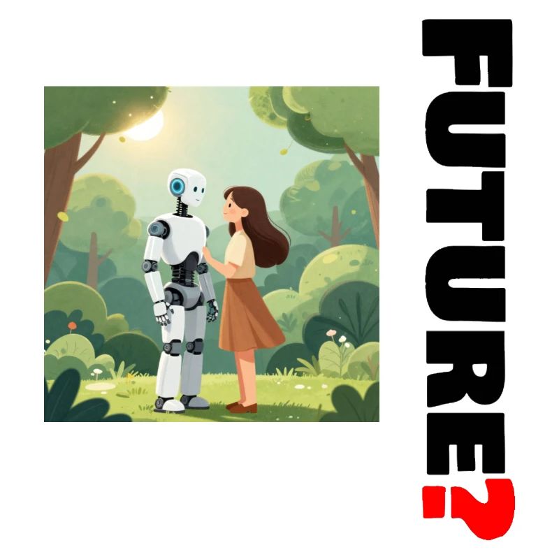 Futur ami dans la forêt