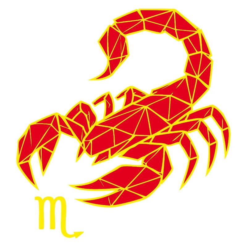 Geometric Scorpion Neon