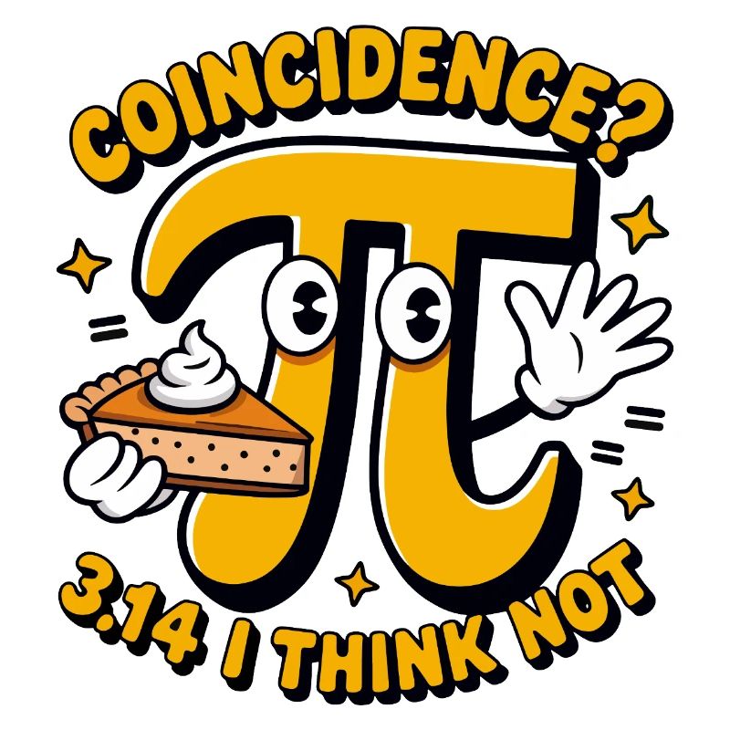 Pi Day Coincidence 3.14 Math Cake Design