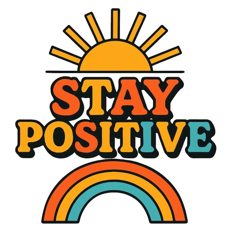 Keep Your Mood Up Rainbow Sun