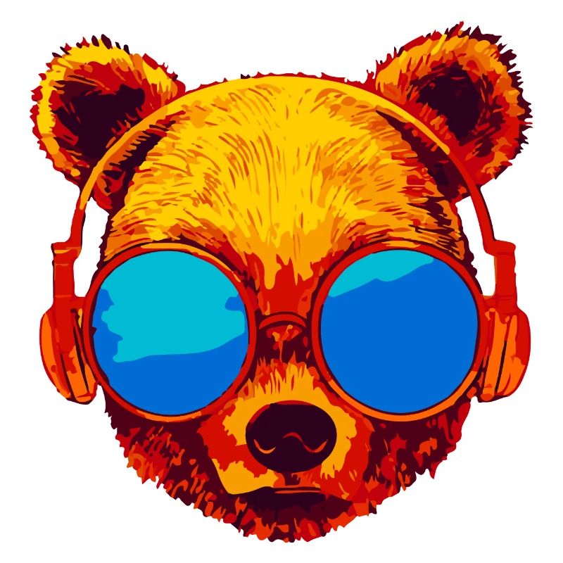 Bear with sunglasses