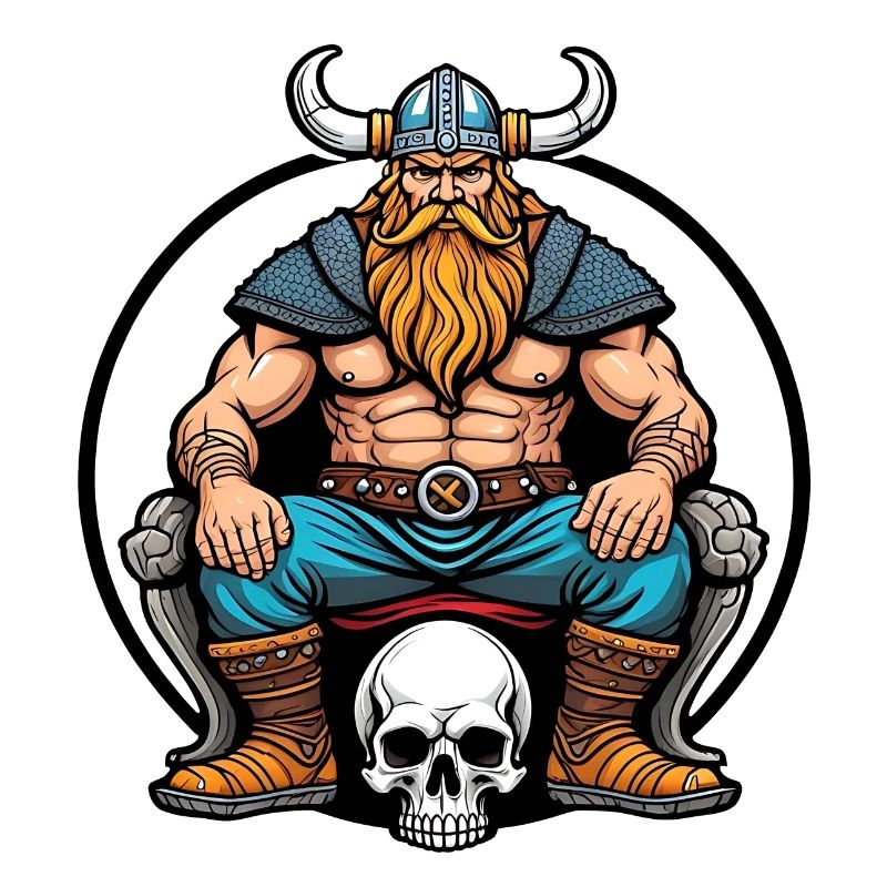 Vikings with Skull