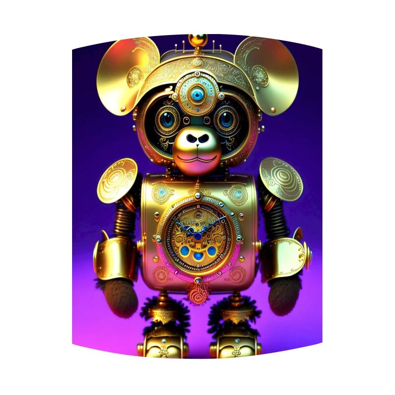 Cute Clockwork Baby Monkey Android