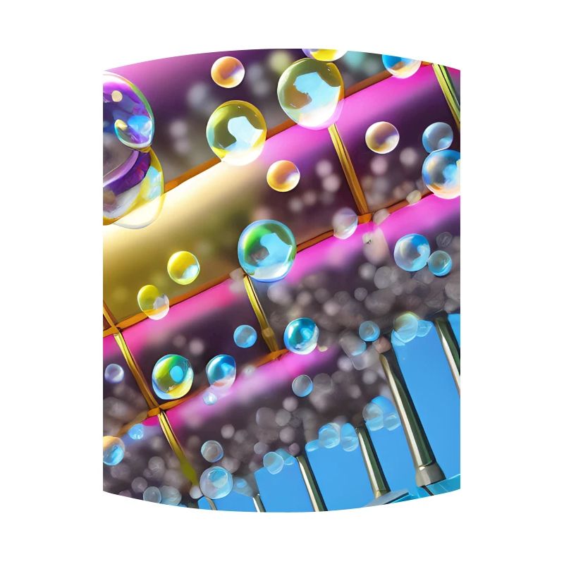 Colorful soap bubbles