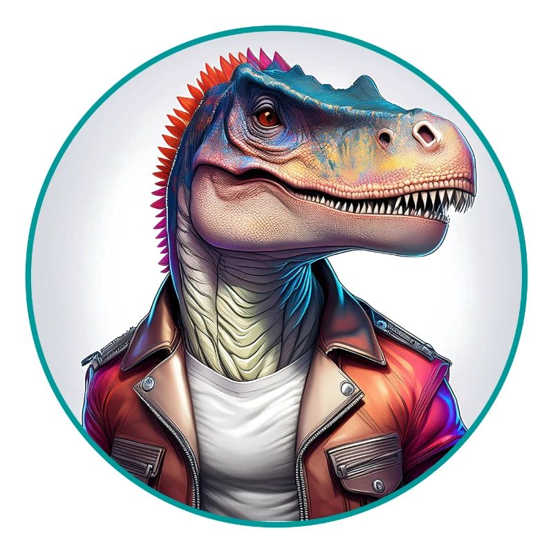 Dinosaurier Lederjacke