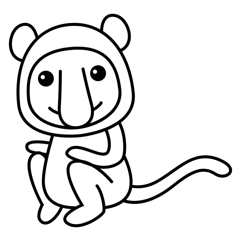 Monkey comic animal
