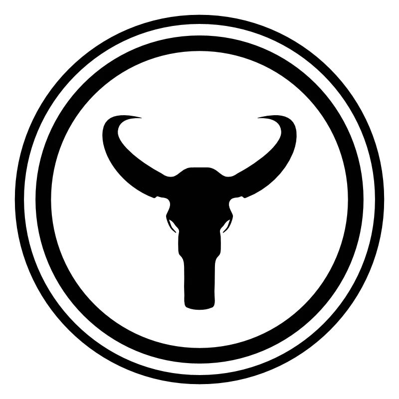 Bull skeleton