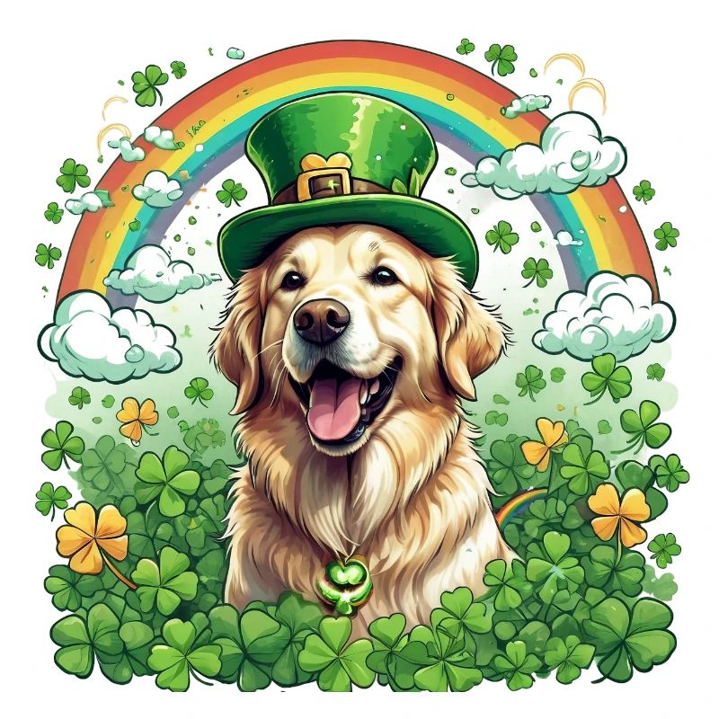 Chapeau vert et trèfle I Or de la Saint-Patrick