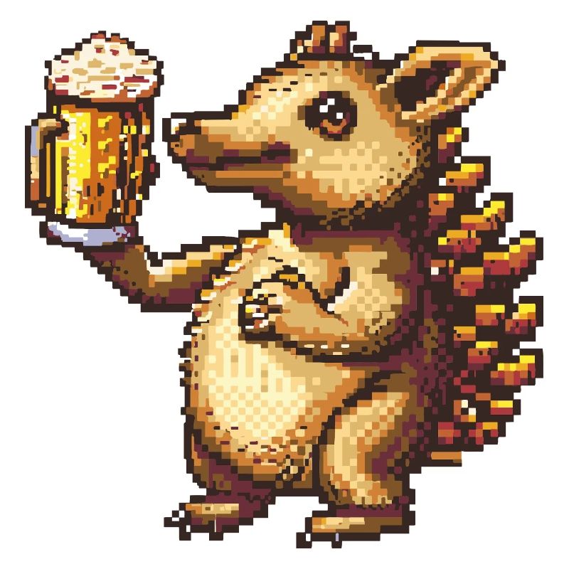 Armadillo Pixel Beer