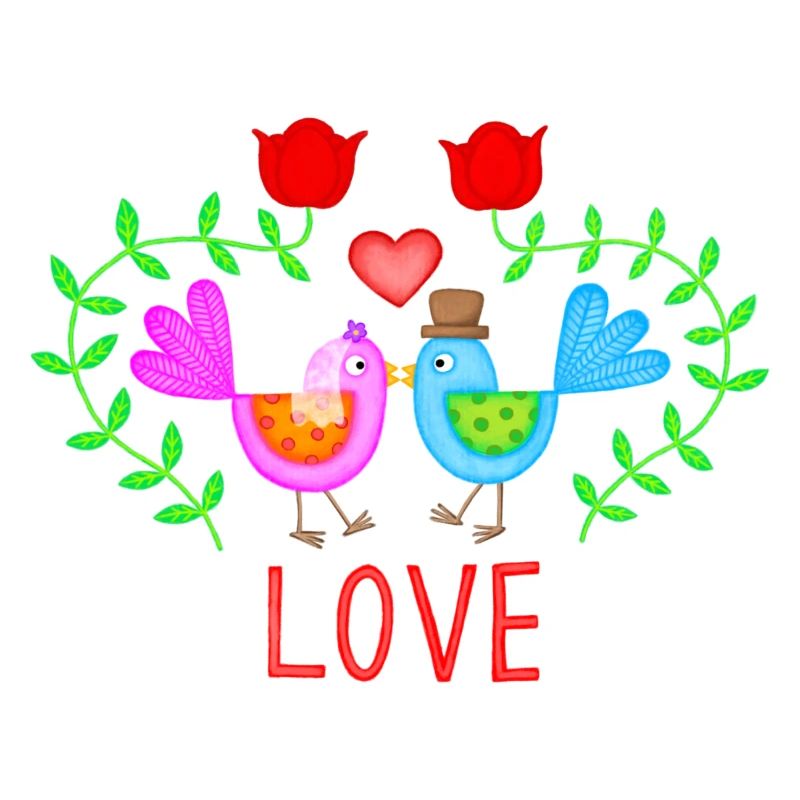 Oiseaux de mariage Thème de mariage Mariage Amour Mariage