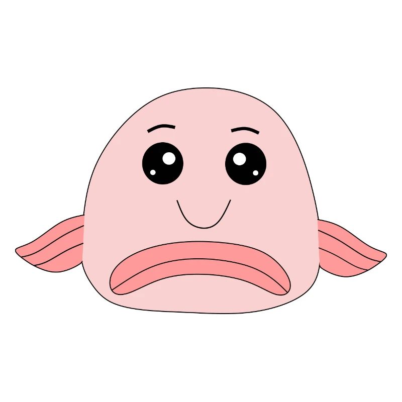 Blobfish fish comic ugly fish