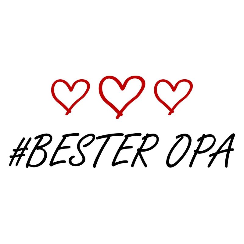Bester Opa Herz Liebe