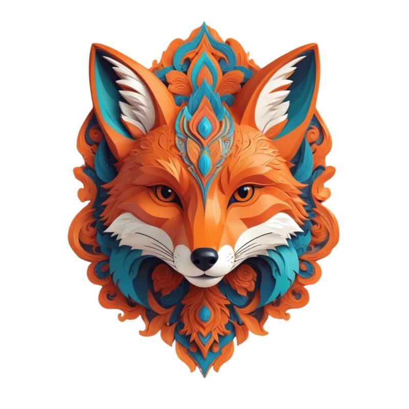 Cyber Fox Head