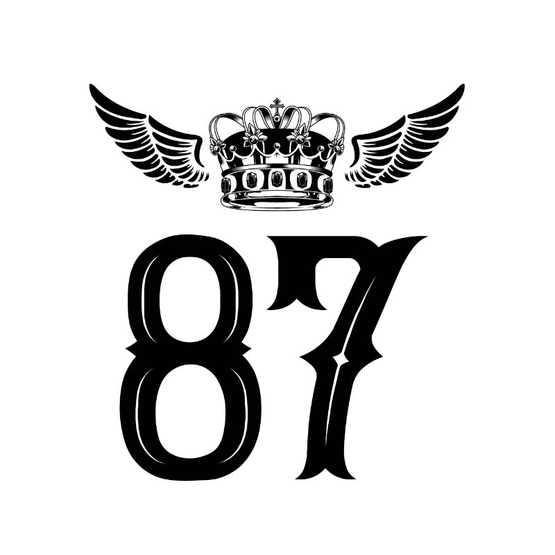 87 Number crown