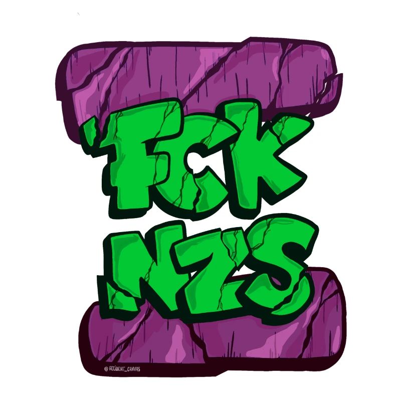 FCKNZS vert violet