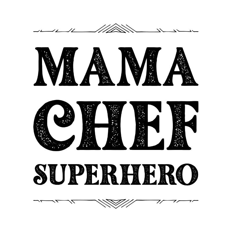 Mama Chef Superheld Mutter