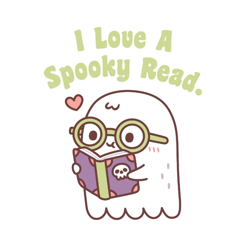 Fantôme mignon que j’aime un effrayant Lire drôle