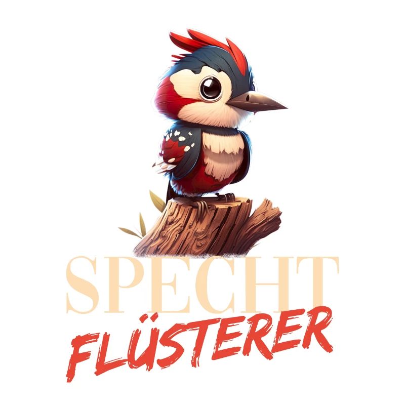 Specht Flüsterer Buntspecht Vogel
