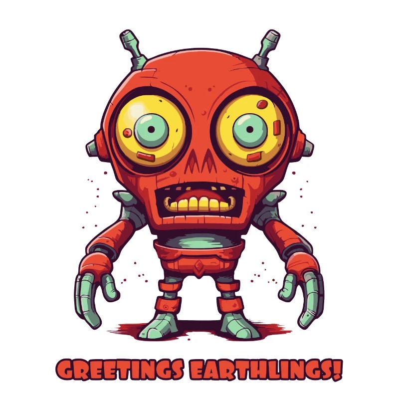 Salutations Terriens – Alien Robots