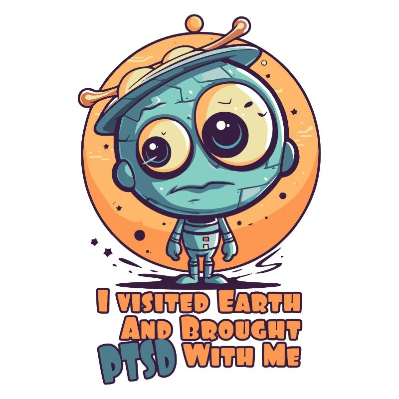 Cute little alien – earth causes trauma