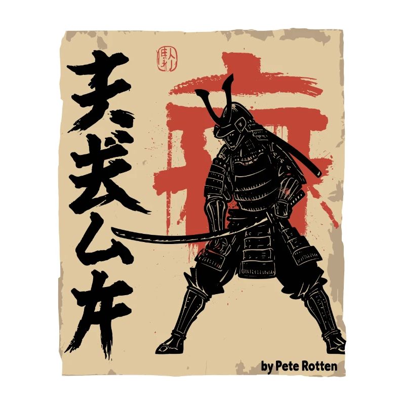 Japan japanischer vintage retro Samurai