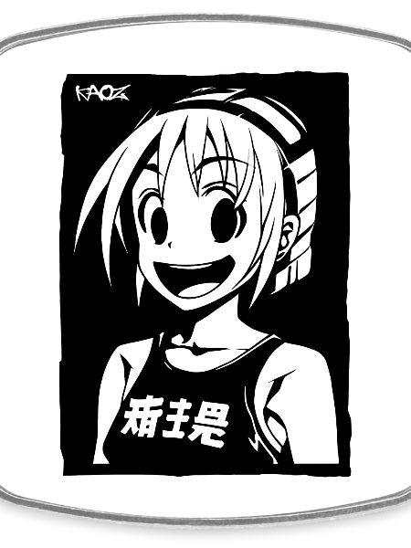 Fille d’anime joyeuse