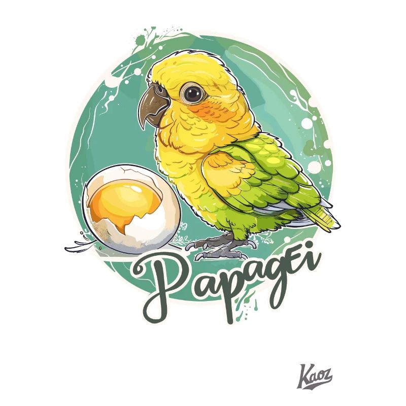Parrot Egg: Parrot and Egg