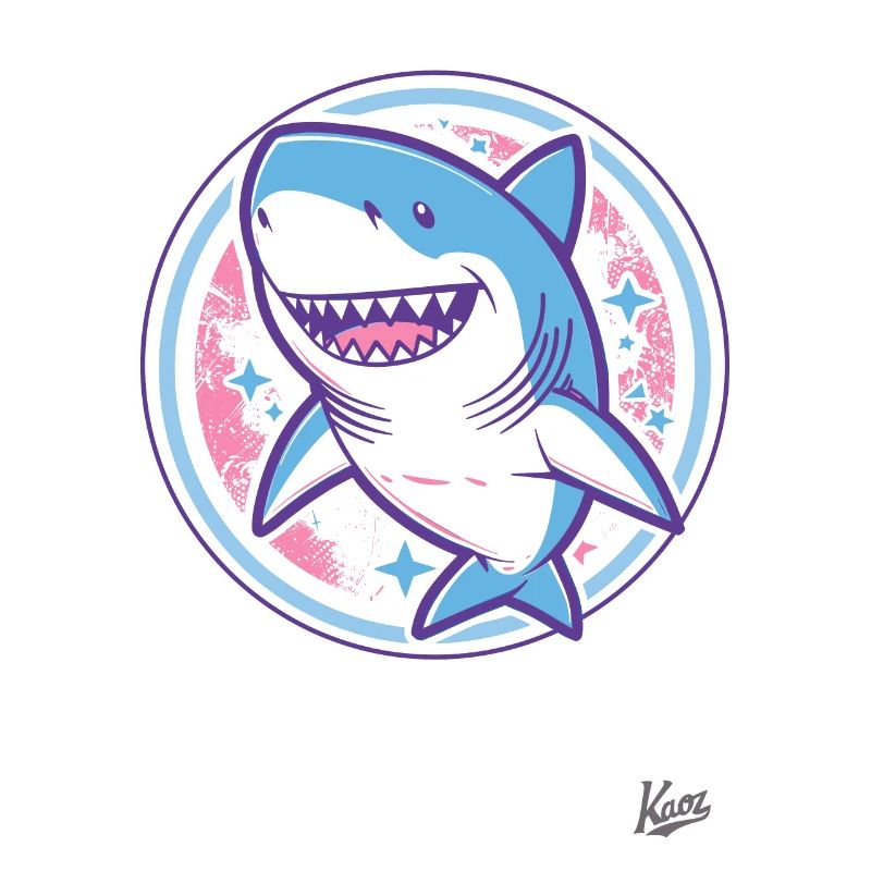 Requin drôle amical