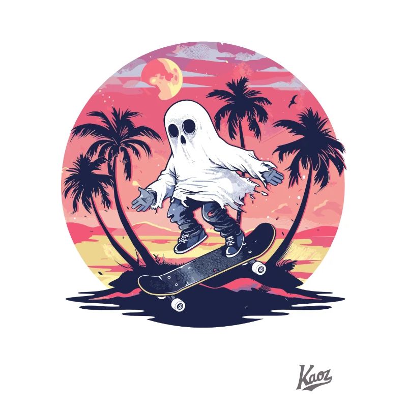 Skateboarding V ghosts