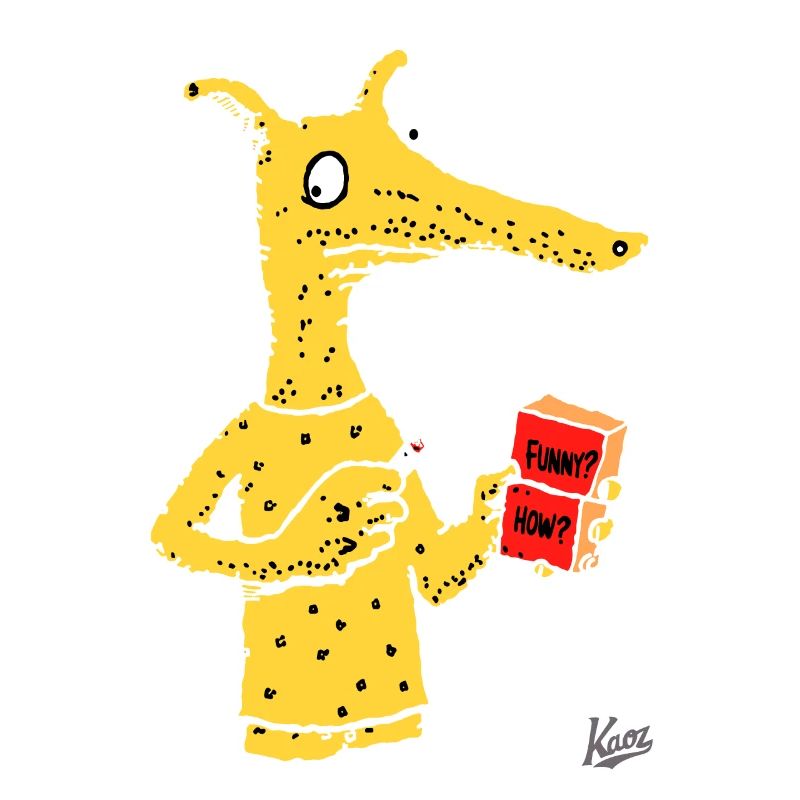 Créature fourmilier avec une brique