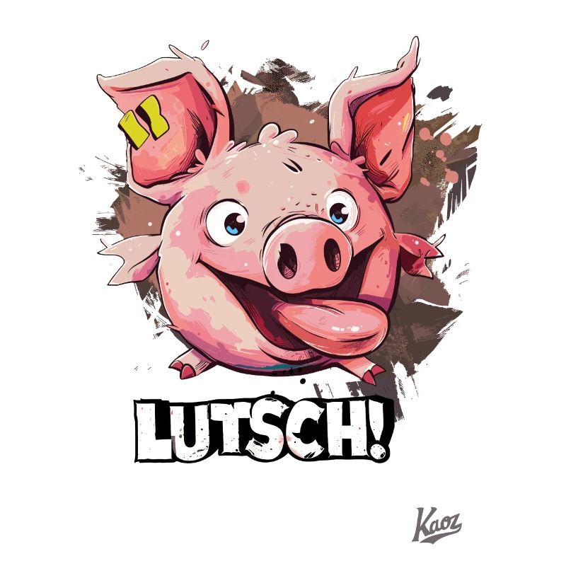 Drôle de cochon dit : Suce