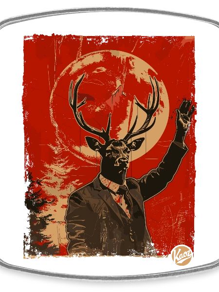 Propaganda Style Deer